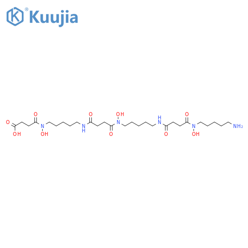 5,11,16,22,27-Pentaazadotriacontanoicacid, 32-amino-5,16,27-trihydroxy-4,12,15,23,26-pentaoxo- structure