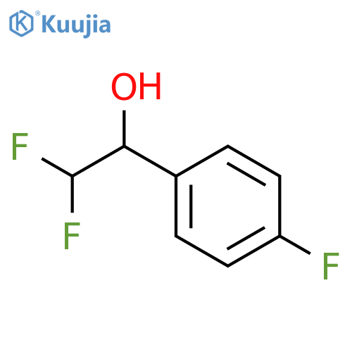 2,2-difluoro-1-(4-fluorophenyl)ethan-1-ol structure