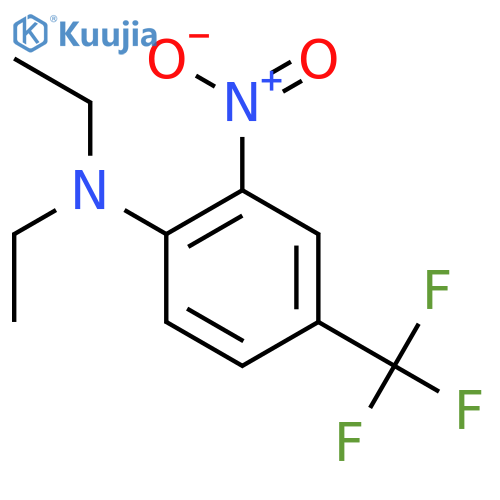 Benzenamine, N,N-diethyl-2-nitro-4-(trifluoromethyl)- structure