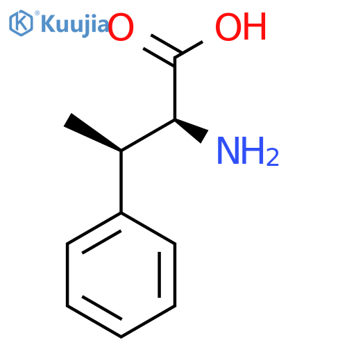 (2S,3R)-2-Amino-3-phenylbutanoic acid structure