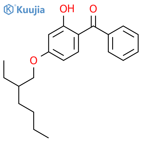 Methanone,[4-[(2-ethylhexyl)oxy]-2-hydroxyphenyl]phenyl- structure