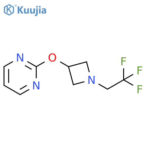 2-{[1-(2,2,2-trifluoroethyl)azetidin-3-yl]oxy}pyrimidine structure