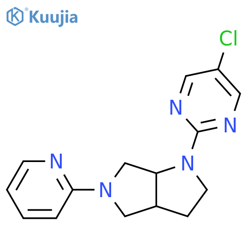 5-chloro-2-[5-(pyridin-2-yl)-octahydropyrrolo[3,4-b]pyrrol-1-yl]pyrimidine structure