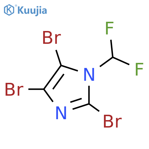 2,4,5-tribromo-1-(difluoromethyl)-1H-imidazole structure