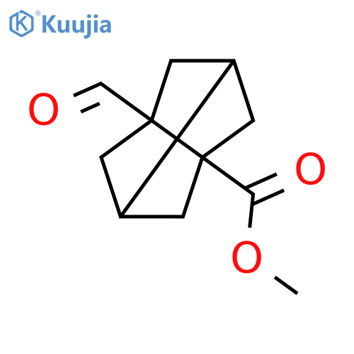 methyl 5-formyltricyclo3.3.0.0,3,7octane-1-carboxylate structure
