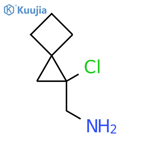 1-{1-Chlorospiro[2.3]hexan-1-yl}methanamine structure