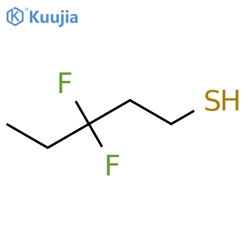 3,3-Difluoropentane-1-thiol structure