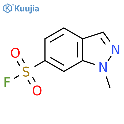 1-methyl-1H-indazole-6-sulfonyl fluoride structure