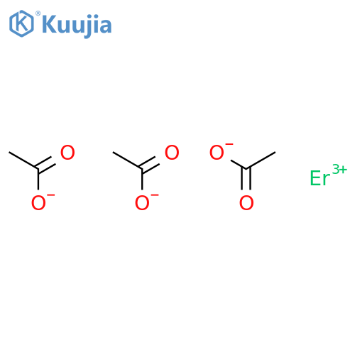 Acetic acid, erbium(3+)salt (3:1) structure