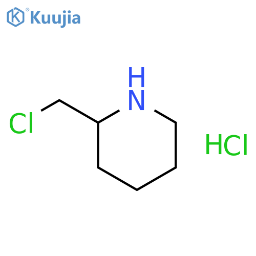 2-(chloromethyl)piperidine;hydrochloride structure