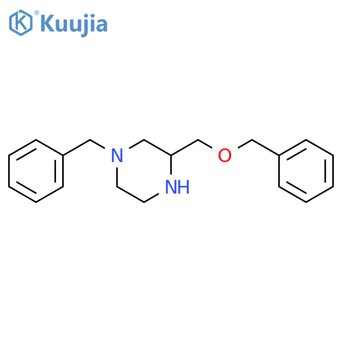 (R)-N4-Benzyl-2-(benzyloxymethyl)piperazine structure