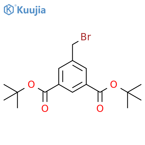 Di-tert-butyl 5-(bromomethyl)isophthalate structure