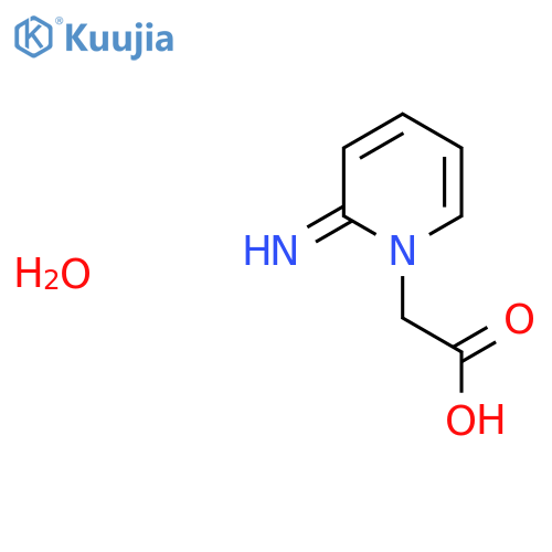 2-(2-Iminopyridin-1(2H)-yl)acetic acid hydrate structure