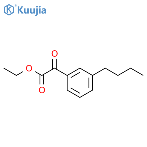 Ethyl 3-n-butylbenzoylformate structure