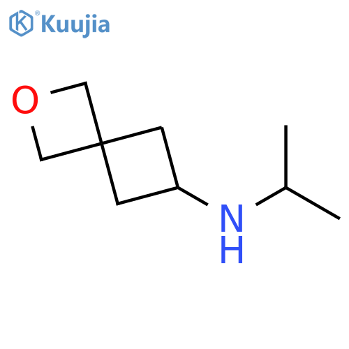 2-Oxaspiro[3.3]heptan-6-amine, N-(1-methylethyl)- structure