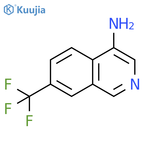 7-(Trifluoromethyl)isoquinolin-4-amine structure