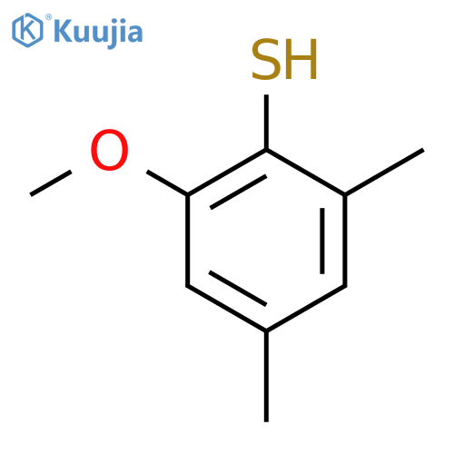 2,4-Dimethyl-6-methoxythiophenol structure