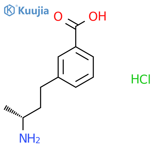3-(3R)-3-aminobutylbenzoic acid hydrochloride structure
