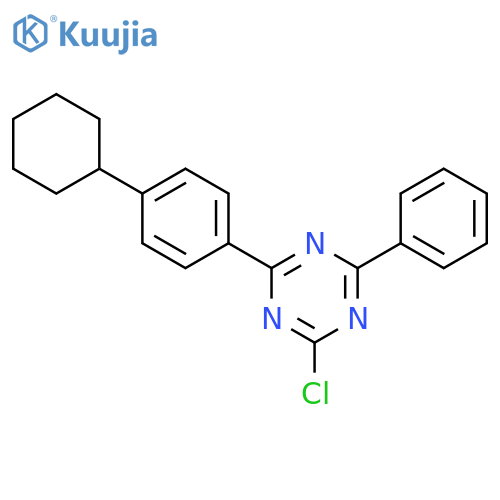 1,3,5-Triazine, 2-chloro-4-(4-cyclohexylphenyl)-6-phenyl- structure
