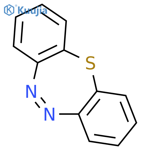 Dibenzo[b,f][1,4,5]thiadiazepine(9CI) structure