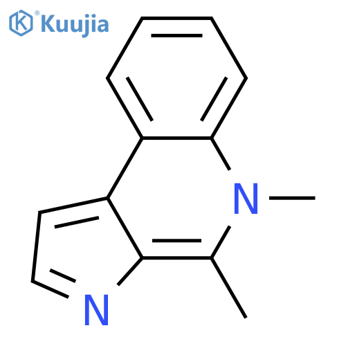 4-Methyl-3H-pyrrolo[2,3-c]quinoline; N5-Me structure