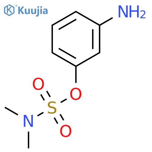 Sulfamic acid,N,N-dimethyl-, 3-aminophenyl ester structure