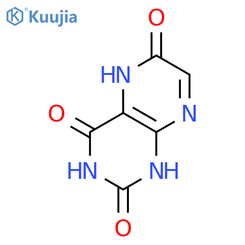 2,4,6(3H)-Pteridinetrione,1,5-dihydro- structure