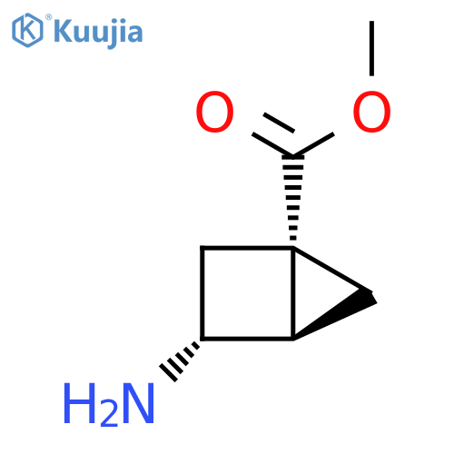 rac-methyl (1R,3S,4S)-3-aminobicyclo[2.1.0]pentane-1-carboxylate structure