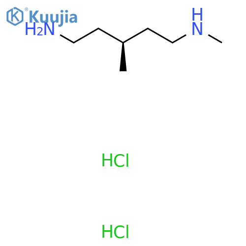 (3S)-5-amino-3-methylpentyl(methyl)amine dihydrochloride structure