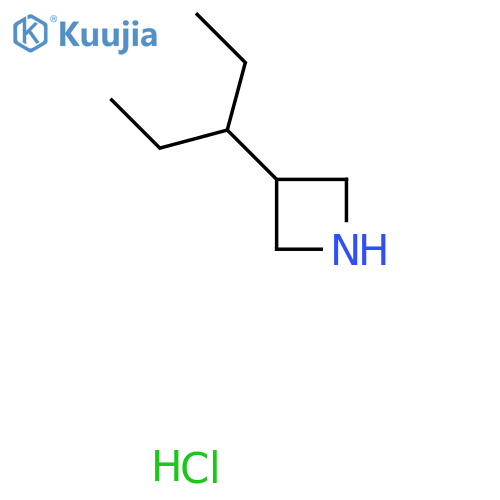 3-(pentan-3-yl)azetidine hydrochloride structure