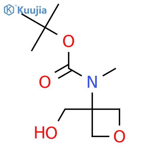 tert-butyl N-3-(hydroxymethyl)oxetan-3-yl-N-methylcarbamate structure