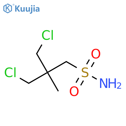 3-Chloro-2-(chloromethyl)-2-methylpropane-1-sulfonamide structure