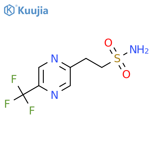2-5-(trifluoromethyl)pyrazin-2-ylethane-1-sulfonamide structure