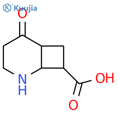 5-oxo-2-azabicyclo4.2.0octane-8-carboxylic acid structure
