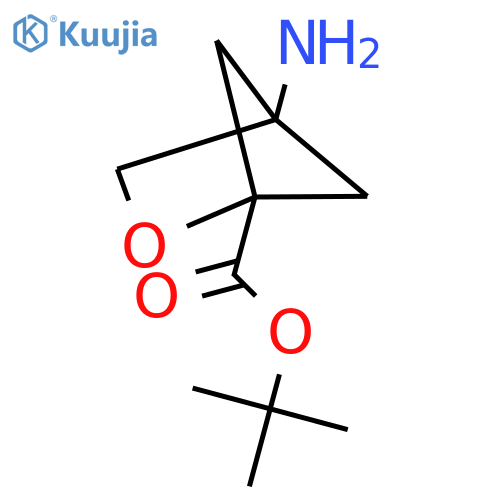 tert-butyl 4-amino-2-oxabicyclo2.1.1hexane-1-carboxylate structure