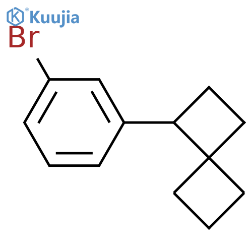 1-(3-bromophenyl)spiro3.3heptane structure