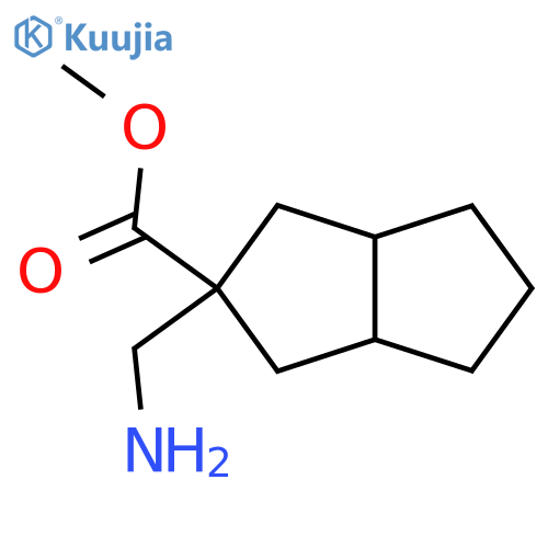 Methyl 2-(aminomethyl)-octahydropentalene-2-carboxylate structure