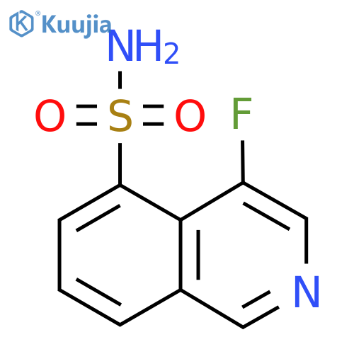 4-Fluoroisoquinoline-5-sulfonamide structure