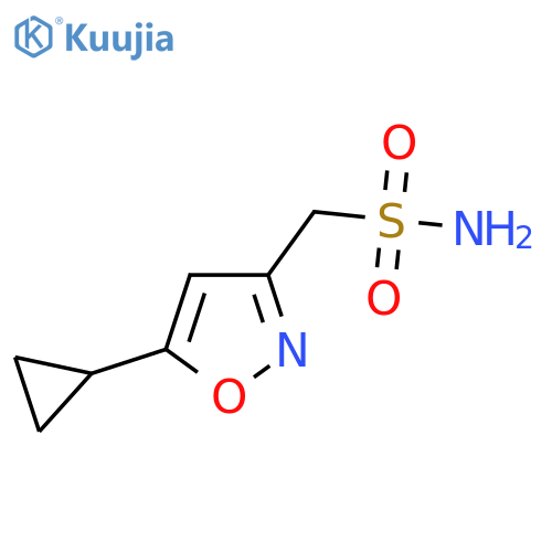(5-Cyclopropyl-1,2-oxazol-3-yl)methanesulfonamide structure