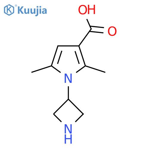1-(azetidin-3-yl)-2,5-dimethyl-1H-pyrrole-3-carboxylic acid structure