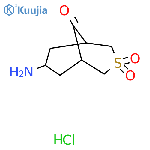 7-amino-3lambda6-thiabicyclo3.3.1nonane-3,3,9-trione hydrochloride structure
