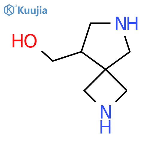 {2,6-diazaspiro3.4octan-8-yl}methanol structure
