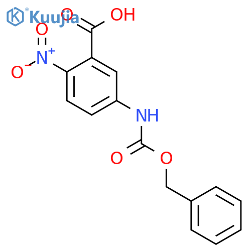 5-{(benzyloxy)carbonylamino}-2-nitrobenzoic acid structure