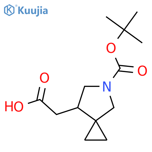 2-{5-(tert-butoxy)carbonyl-5-azaspiro2.4heptan-7-yl}acetic acid structure