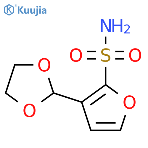 3-(1,3-Dioxolan-2-yl)furan-2-sulfonamide structure