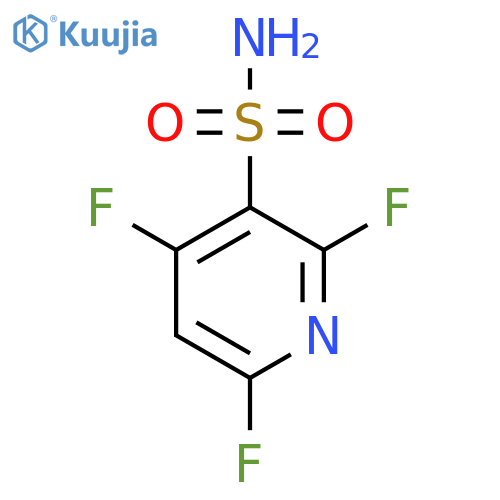 2,4,6-Trifluoropyridine-3-sulfonamide structure