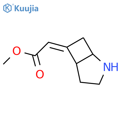 methyl 2-(6Z)-2-azabicyclo3.2.0heptan-6-ylideneacetate structure