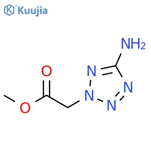 2H-Tetrazole-2-acetic acid, 5-amino-, methyl ester structure