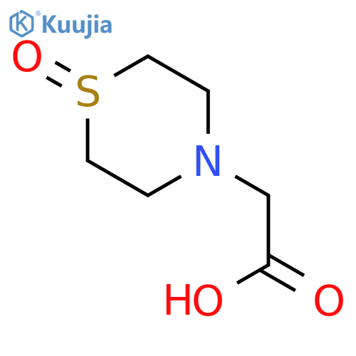 1-Oxide-4-thiomorpholine acetic Acid structure