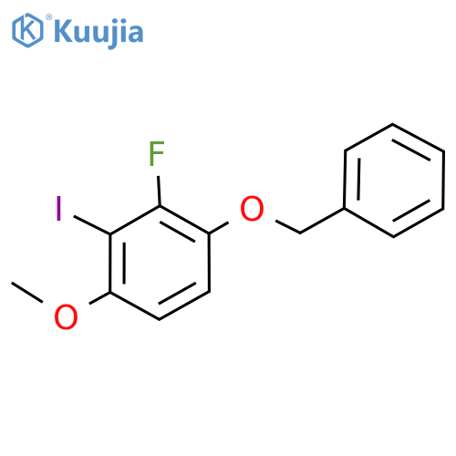 Benzene, 2-fluoro-3-iodo-4-methoxy-1-(phenylmethoxy)- structure